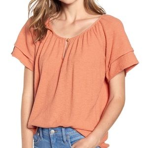 MADEWELL Tiered Sleeve Top